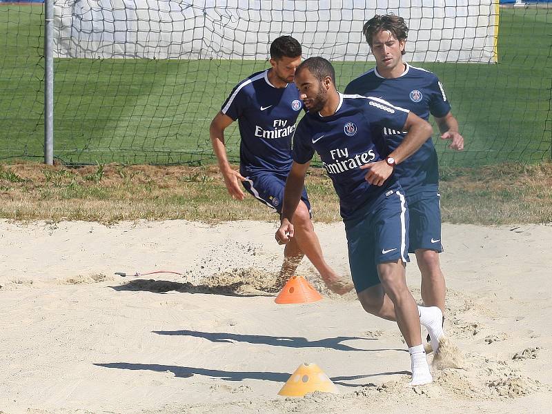 Hráči Paris Saint-Germain ladili formu nedaleko Znojma.