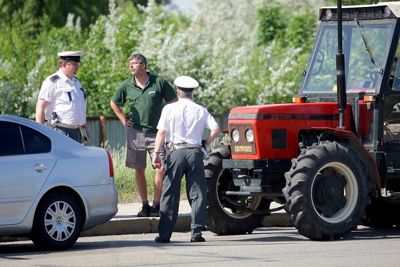 Protesty zemědělců.