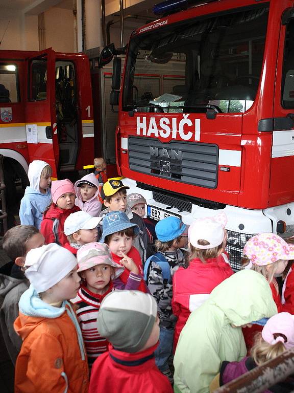 Den otevřených dveří u brněnských hasičů.