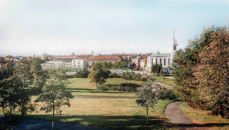 Čtvrté místo za urbanisticko-architektonický návrh náměstí Míru v Masarykově čtvrti v Brně.