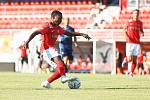 Zbrojovka Brno (Wale Musa Alli in red) drew 2:2 with Slovan Bratislava in the warm-up.