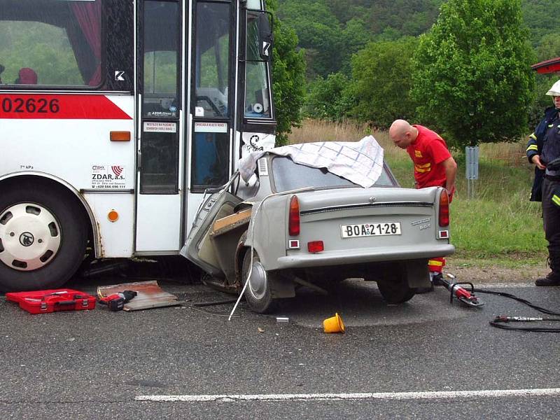 Tragická nehoda trabantu