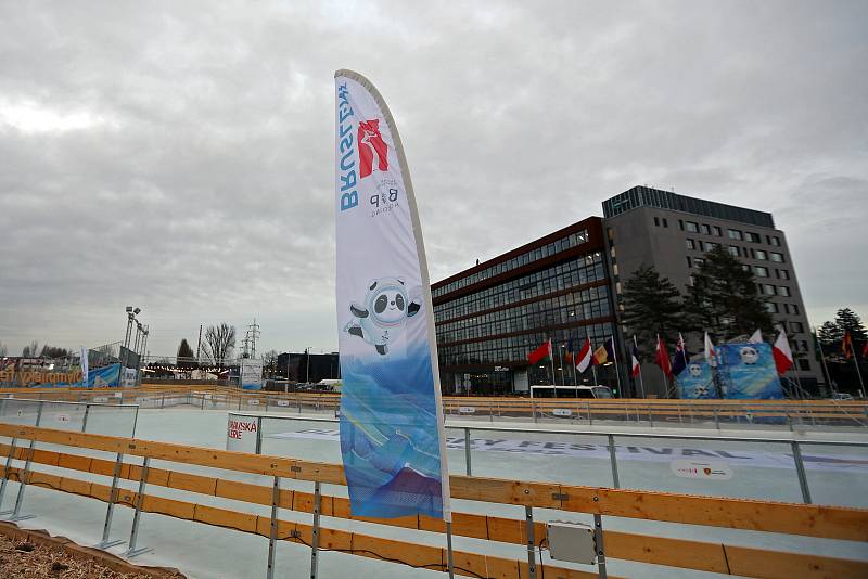 Olympijský festival v rámci olympiády v Pekingu je připravený v areálu brněnské Nové Zbrojovky.