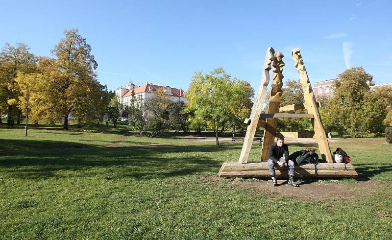 Brněnský park Björnsonův sad.