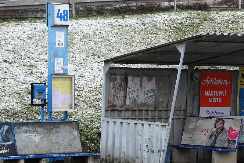 Stanoviště 48 na Ústředním autobusovém nádraží v Brně na Zvonařce