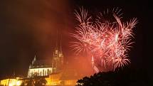 Populární festival ohňostrojů Ignis Brunensis letos oslaví pětadvacet let od založení. Na snímku ročník 2008.