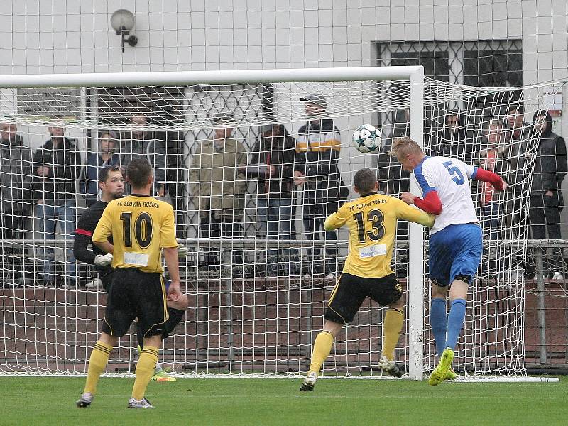 Tišnov porazil Rosice 2:0.