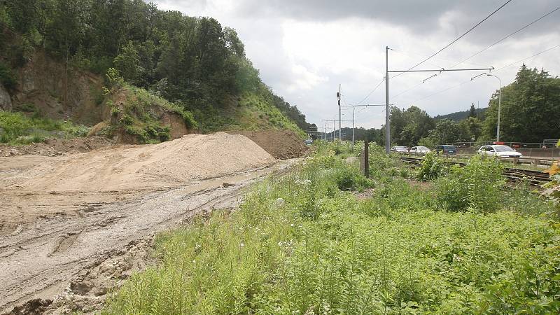 Brno 15.7.2020 - stavba VMO v ulici Žabovřeská - II.etapa