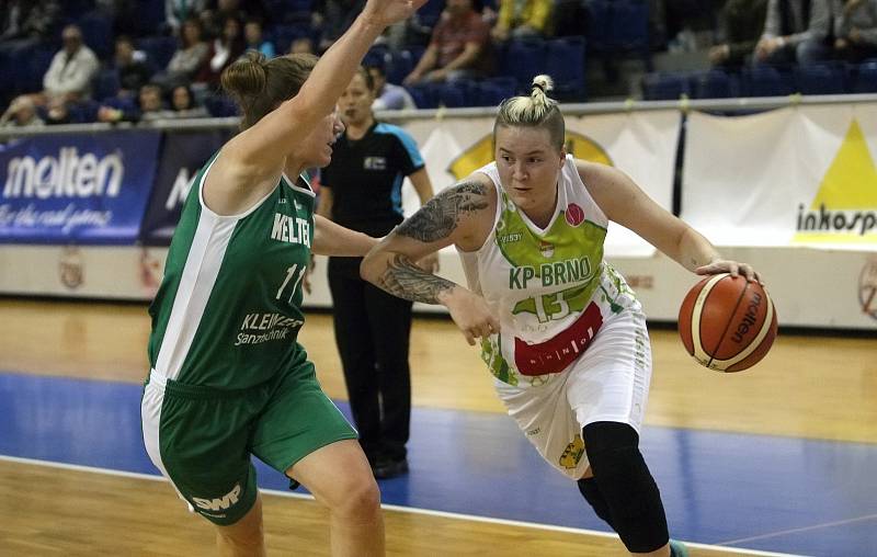 Basketbalistky KP Brno si v letošní sezoně základní skupinu EuroCupu nezahrají. V odvetě kvalifikace podlehly i podruhé německému Kelternu.