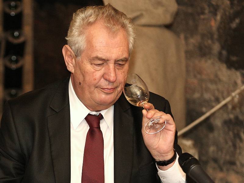 Prezident Miloš Zeman ve Znojmě. 