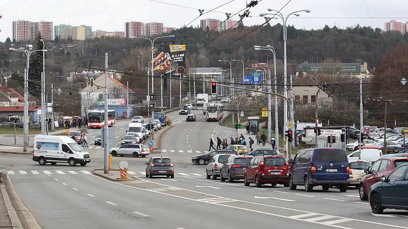 Podoba Tomkova náměstí a okolí z ledna 2019.