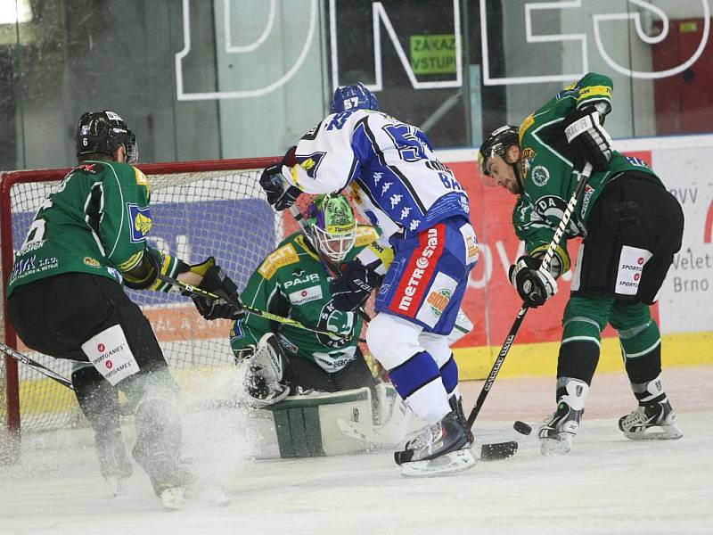 Kometa Brno v utkání s Mladou Boleslaví.