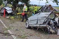 Při nehodě u Telnice zemřel mladý řidič.