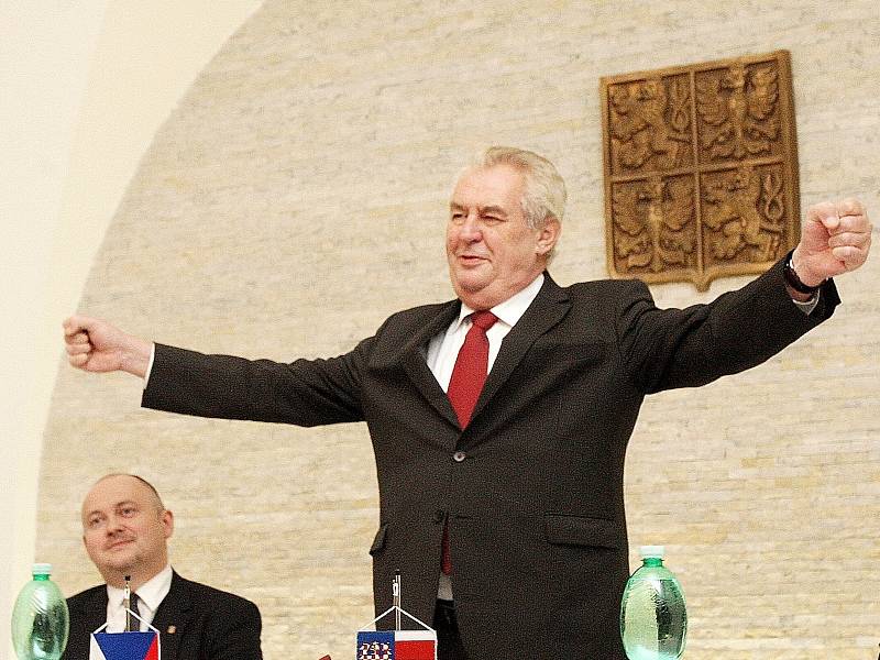 Prezident České republiky Miloš Zeman na návštěvě Jihomoravského kraje. Ilustrační foto.