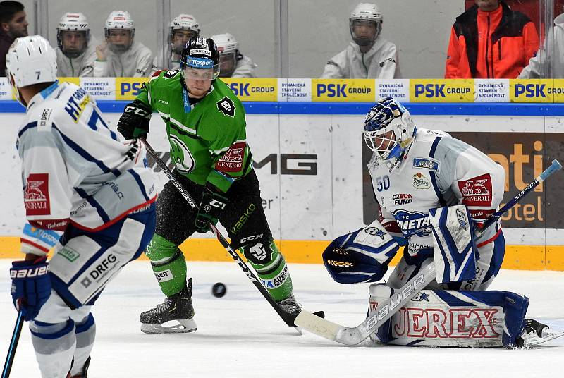 Brno 1.11.2019 - domácí HC Kometa Brno v bílém proti BK Mladá Boleslav