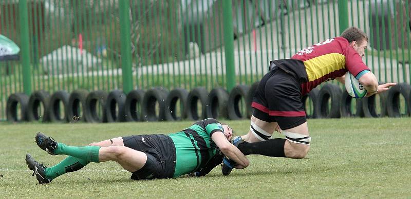 Ragbisté Dragonu Brno poměřili síly se Spartou Praha. Po boji ale prohráli 20:24.