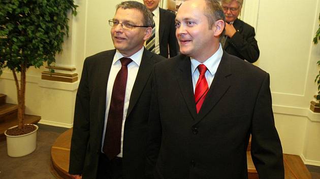 Lubomír Zaorálek a Michal Hašek.