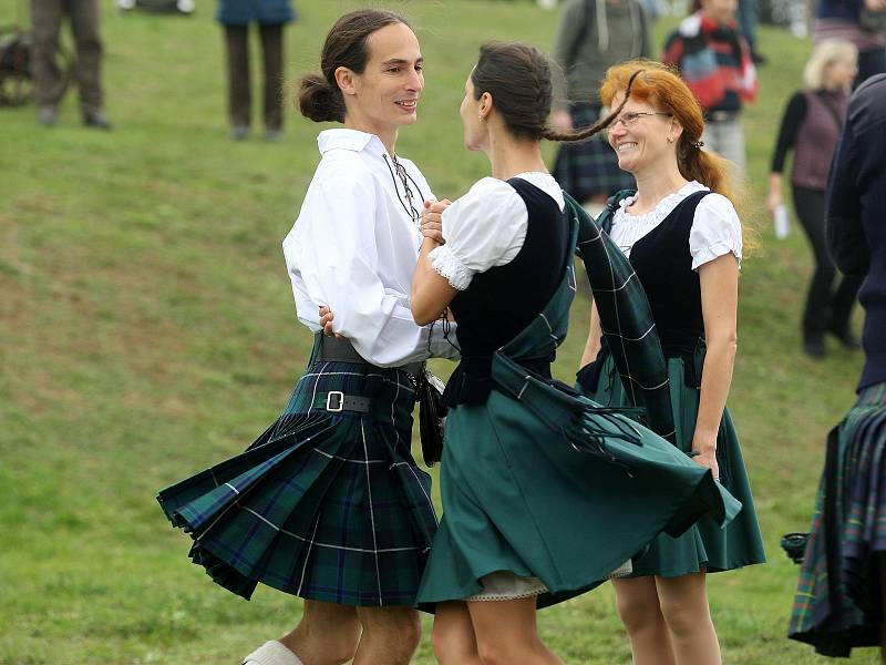 V areálu koupaliště na Kraví Hoře v Brně se v sobotu konaly skotské hry Monte Bú Highland Games 2017.