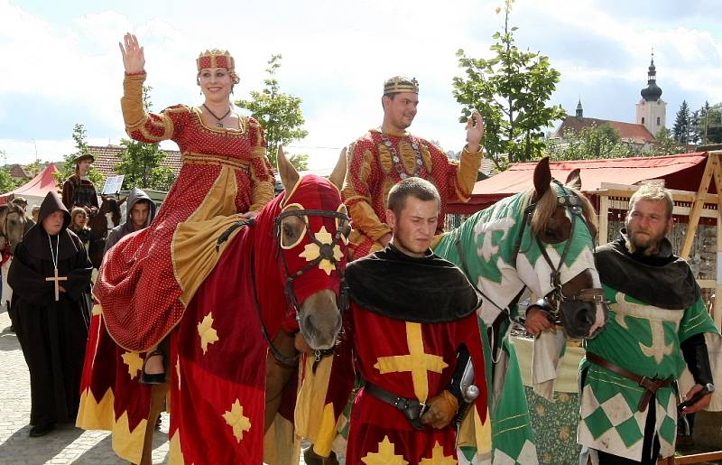 Historické slavnosti v Oslavanech na Brněnsku.