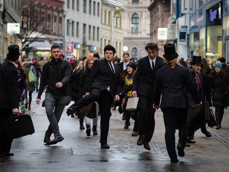 Silly Walk v Brně.