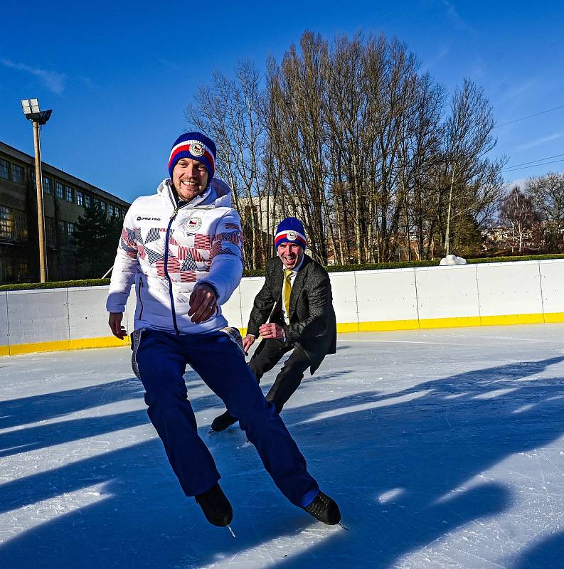 Představení programu Olympijského festivalu se zúčastnil také ambasador Tomáš Verner.