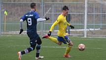 Fotbalisté Zlína (ve žlutých) a Líšně se naposledy střetli loni v lednu, kdy Brňané vyhráli 1:0.