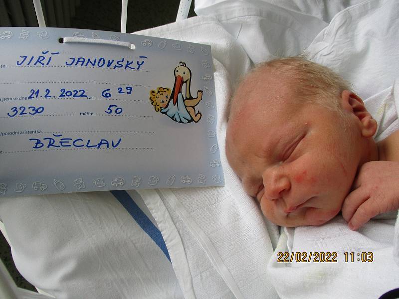 Jiří Janovský, 21. února 2022, Police nad Metují, Břeclav50 centimetrů, 3230 gramů
