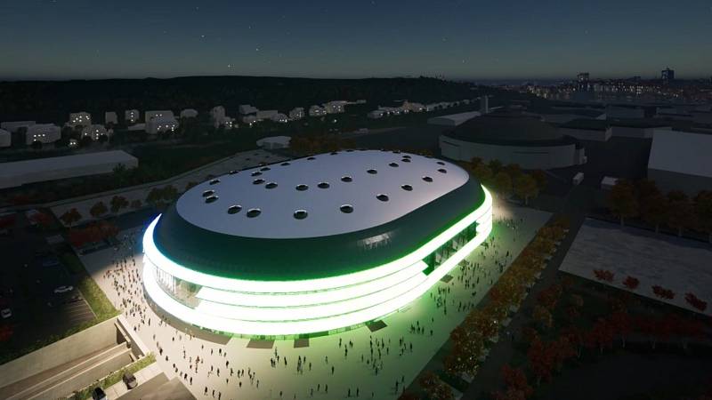 Multifunkční Arena Brno na brněnském výstavišti.