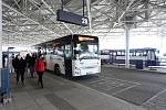 Opravené autobusové nádraží v Brně na Zvonařce