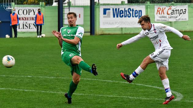 Líšeňští fotbalisté prohráli v neděli na hřišti Vlašimi 1:4. Ilustrační foto: SK Líšeň/Martina Šperková