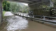 Brno 16.10.2020 - řeka Svitava mezi Bílovicemi nad Svitavou a Adamovem