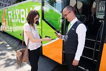 Autobusy společnosti FlixBus.