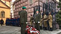 V Brně si připomněli výročí konce druhé světové války u Kounicových kolejí.