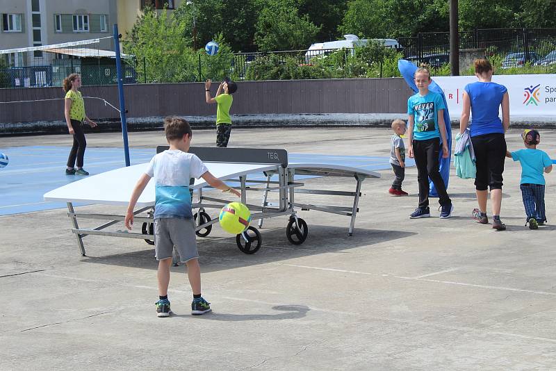 Sportovní park Vodova v brněnském Králově Poli.