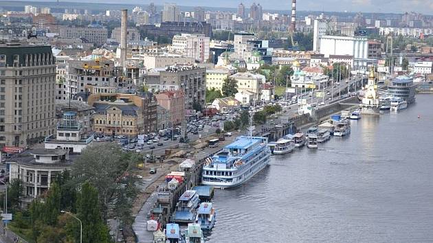 Cesta po Balkáně a Ukrajině. Na snímku Kyjev.