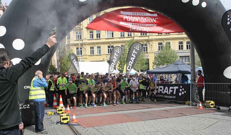 Pátý ročník Brněnského půlmaratonu.