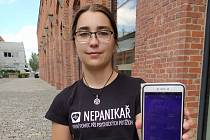 Veronika Kamenská přišla s aplikací Nepanikař.