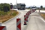 Opravy na dálnici D1 způsobují řidičům problémy. 