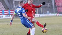 Zbrojovka porazila v prvním domácím zápase jarní části ligy Slovan Liberec těsně 1:0.