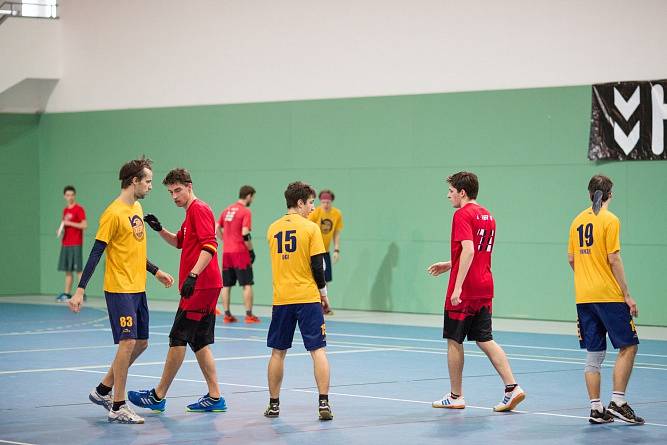 Loňské halové mistrovství České republiky v ultimate frisbee.