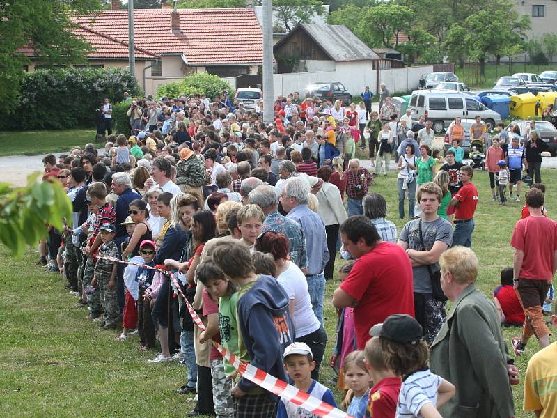 Rekonstrukce bitvy v Babicích nad Svitavou.