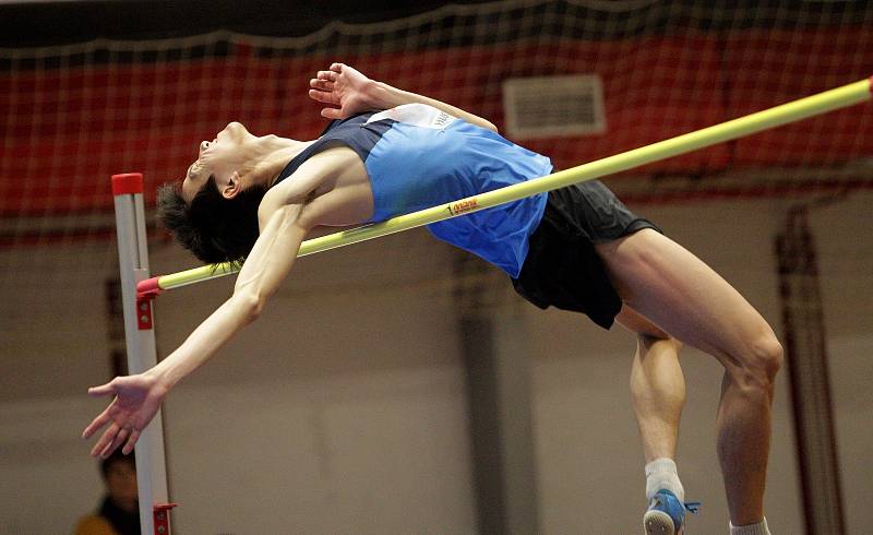 Atletické utkání Hustopečské skákání v Hustopečích na Břeclavsku.