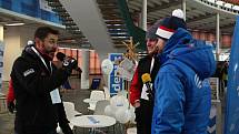 Jiří Snítil na Olympijském festivalu v zóne Deníku.