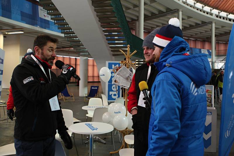 Jiří Snítil na Olympijském festivalu v zóne Deníku.