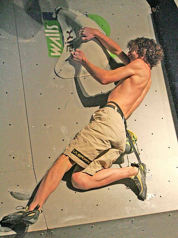 Brněnský lezec Adam Ondra. 