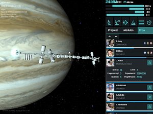 Záběry z počítačové hry Exospace.