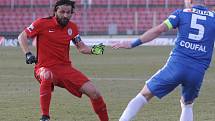 Zbrojovka porazila v prvním domácím zápase jarní části ligy Slovan Liberec těsně 1:0.