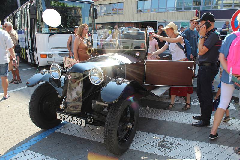 Oslavy 150 let brněnské městské hromadné dopravy.