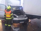 Nehoda zablokovala provoz na 200. kilometru D1 ve směru na Ostravu. 
