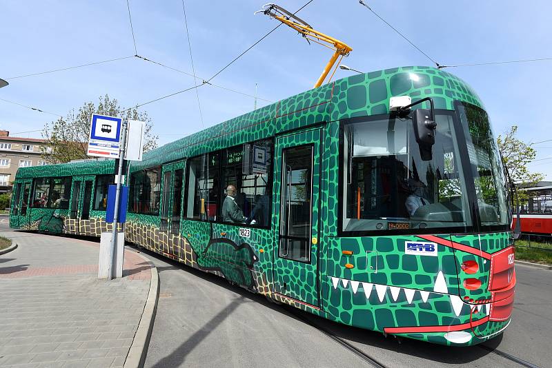 Brno 24.4.2020 - nová tramvaj Drak z projektu Tramvaj pro Brno